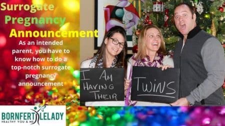 surrogate pregnancy announcement - Bornfertilelady